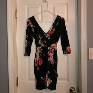 Flattering Floral Wrap Dress
